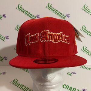 Headgear Classics Hat Los Angeles Kobe Bryant KB24 LA With Pin Fitted Red Cap 8